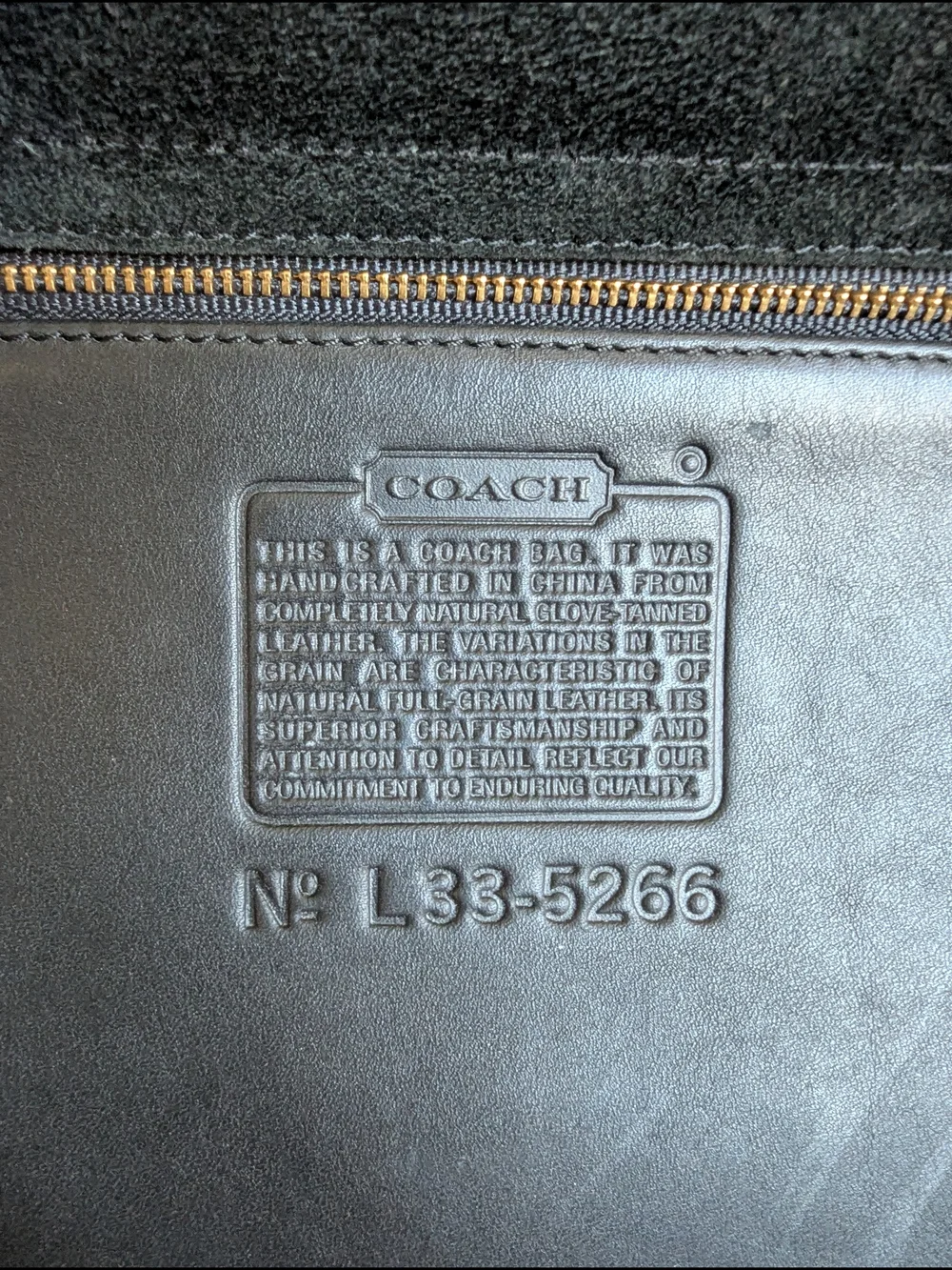 Vintage Coach BeekmanBriefcase (Style No. 5266), a highly sought-after silhoue